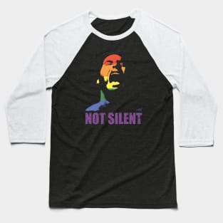 NOT SILENT – PRIDE IN SOLIDARITY by Swoot Baseball T-Shirt